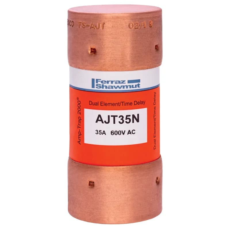 Fuse AJT - Class J - Time-delay 600VAC 400VDC 35A Ferrule Amp-Trap 2000®