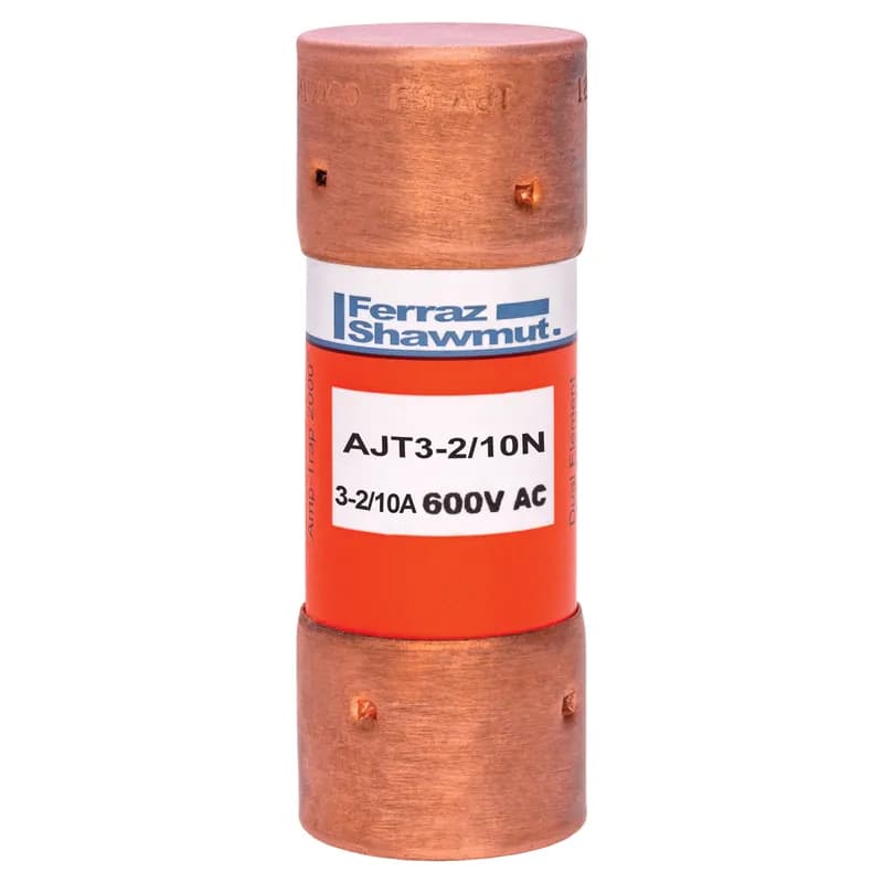 Fuse AJT - Class J - Time-delay 600VAC 500VDC 3.2A Ferrule Amp-Trap 2000®