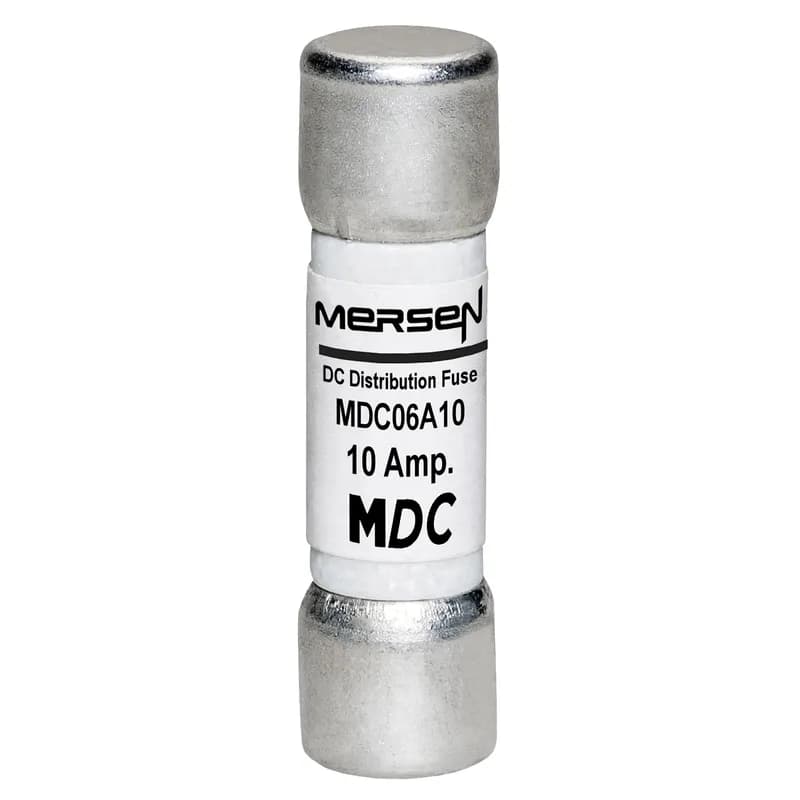 Fuse MDC06A - DC Distribution 600VAC 600VDC 10A Type Auxiliary Ferrule