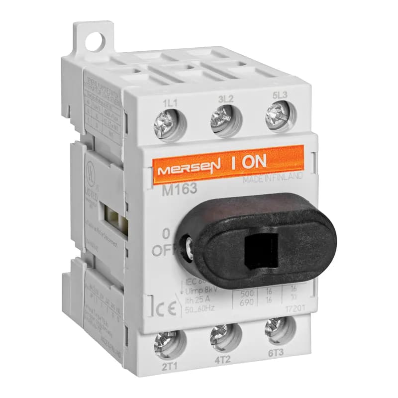 UL508 Switch 600VAC Non-Fused 80A 3-Pole Panel Mount