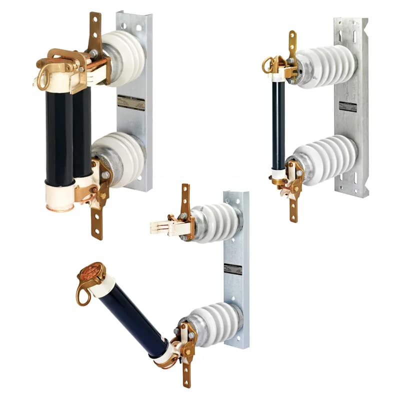 The Mersen 9F61CHR210 fuse support is a medium voltage component designed for reliable operation in 2.4kV to 38kV systems. This non-disconnecting fuse support is ideal for potential transformer circuits or applications requiring an isolating device in series with the fuse. The 9F61CHR210 supports both vertical and horizontal mounting configurations, providing installation flexibility for indoor (Type EK) and outdoor (Type EKO) environments. Key specifications include a voltage rating of 2.4kV to 38kV and compatibility with Mersen’s high-speed fuse series, including Amp-Trap® CS-3 and 9F60/9F62 series. The fuse support features live parts at both ends for secure connections and is engineered for transformer protection and distribution line applications. The 9F61CHR210 is part of Mersen’s 9F61 series, known for robust construction and compliance with industry standards. This fuse support is manufactured in the USA and distributed by Gross Automation. It is designed to integrate seamlessly with Mersen’s fuse disconnect switches and accessories, ensuring a complete protection solution for medium voltage systems.