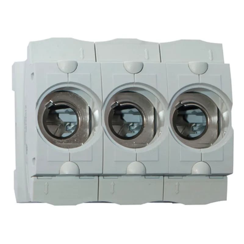 Mersen X1032490 - DIN Fuse base Innozed® Size D01 400VAC 250VDC 16A 3-Pole with touch protection DIN rail acc. EN 60715 mounting E14