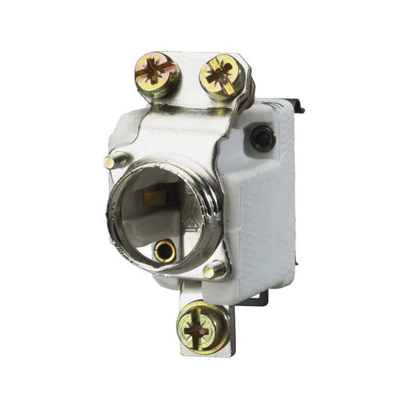 DIN Fuse base Neozed Size D02 400VAC 63A 1-Pole without touch protection DIN Rail mounting Clamp Strap / Screw