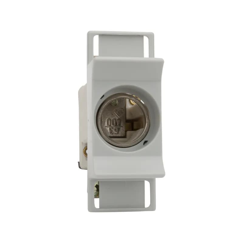 DIN Fuse base Neozed Size D02 400VAC 63A 1-Pole with touch protection DIN Rail mounting Clamp Strap
