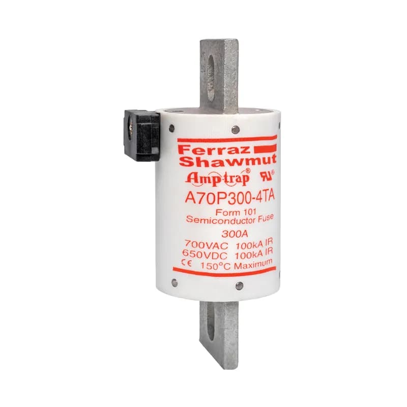 High Speed Fuse Amp-Trap® A70P 700VAC 650VDC 300A Bolted Blade TA Indicator