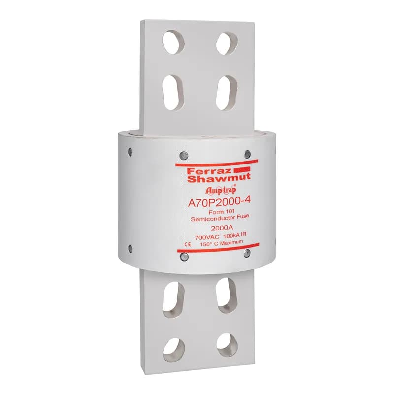 Mersen A70P2000-4 - High Speed Fuse Amp-Trap® A70P 700VAC 650VDC 2000A Bolted Blade