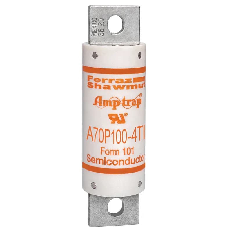 High Speed Fuse Amp-Trap® A70P 700VAC 650VDC 100A Bolted Blade TI Indicator