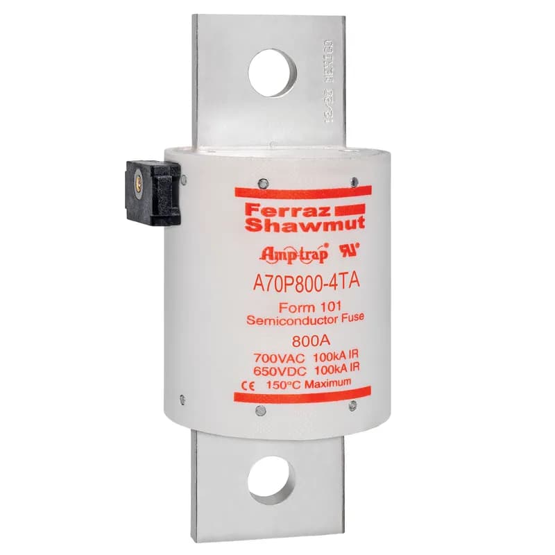 High Speed Fuse Amp-Trap® A70P 700VAC 650VDC 800A Bolted Blade TA Indicator