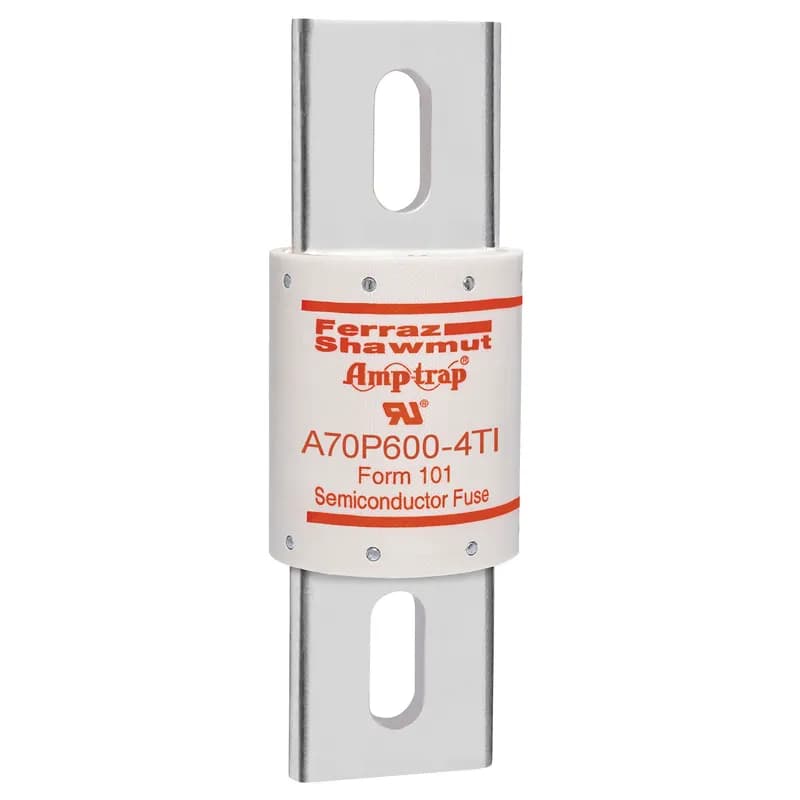 Mersen A70P600-4TI - High Speed Fuse Amp-Trap® A70P 700VAC 650VDC 600A Bolted Blade TI Indicator