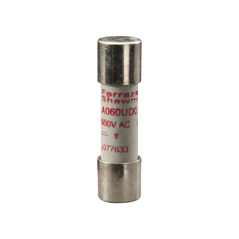 High-Speed Cylindrical Fuse Protistor® Size 10x38 aR 600VAC IEC 0.125A