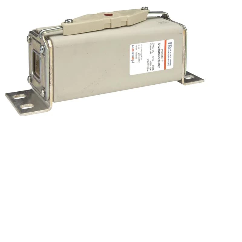 Square Body High-Speed Fuse Protistor® Size 120 aR 2000VDC IEC 200A With Striker L Brackets
