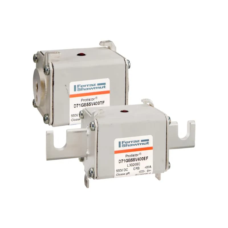 Mersen C302084 - Square Body High-Speed Fuse Protistor® Size 71 gR 600VDC IEC 650VDC UL 250A With Striker Flush ends metric threads