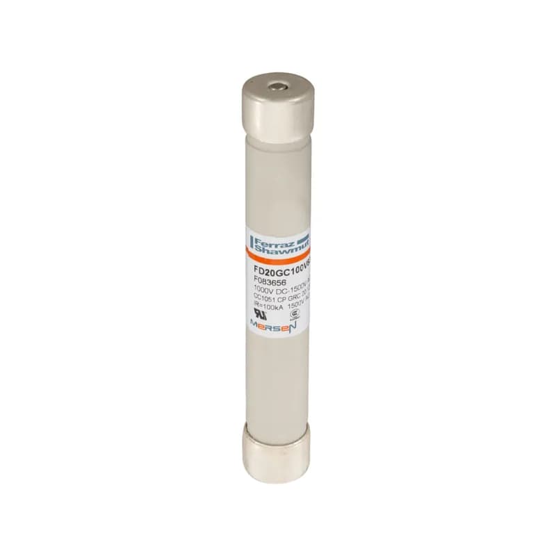 High-Speed Cylindrical Fuse Protistor® Size 20x127 gR (gRC) 1000VDC IEC 63A With Striker