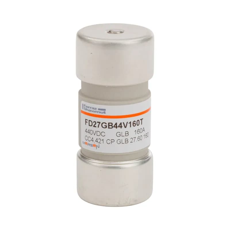 Mersen M075704 - High-Speed Cylindrical Fuse Protistor® Size 27x60 gLB 440VDC IEC 160A With Striker