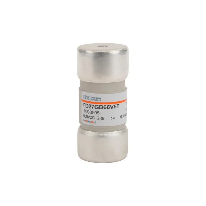 Mersen T098595 - High-Speed Cylindrical Fuse Protistor® Size 27x60 gR (gRB) 660VDC IEC 5A With Striker