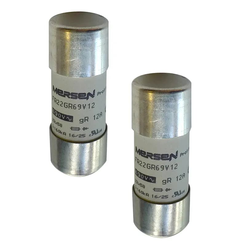 High-Speed Cylindrical Fuse Protistor® Size 22x58 gR 690VAC IEC 125A With Striker