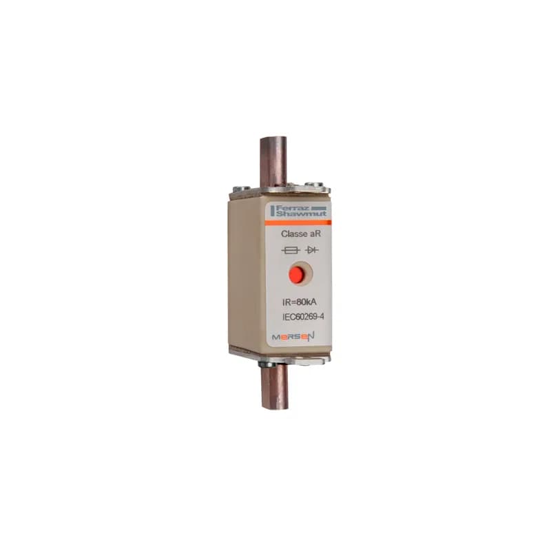 Mersen D320071 - Square Body High-Speed Fuse Protistor® NH Size 000 aR 690VAC IEC 700VAC UL 200A With Double indicator Plain Blades
