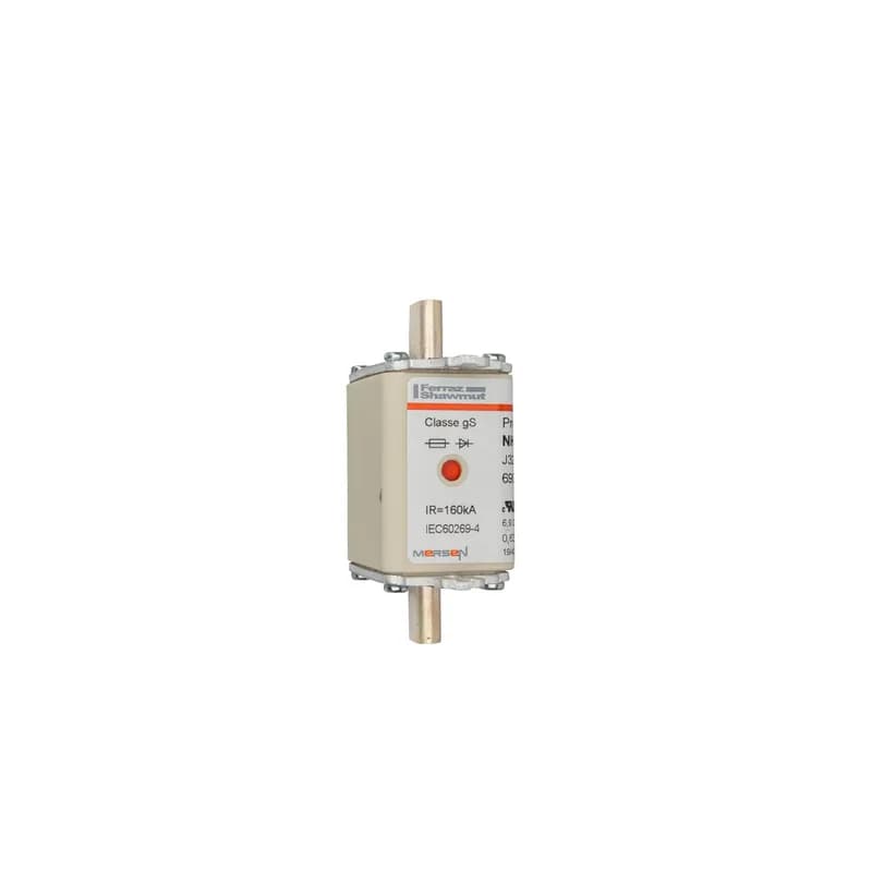 Mersen J322169 - Square Body High-Speed Fuse Protistor® NH Size 00 gS 690VAC IEC 700VAC UL 160A With Double indicator