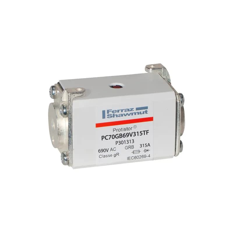 Square Body High-Speed Fuse Protistor® Size 70 gR 690VAC IEC 315A With Striker Flush ends metric threads