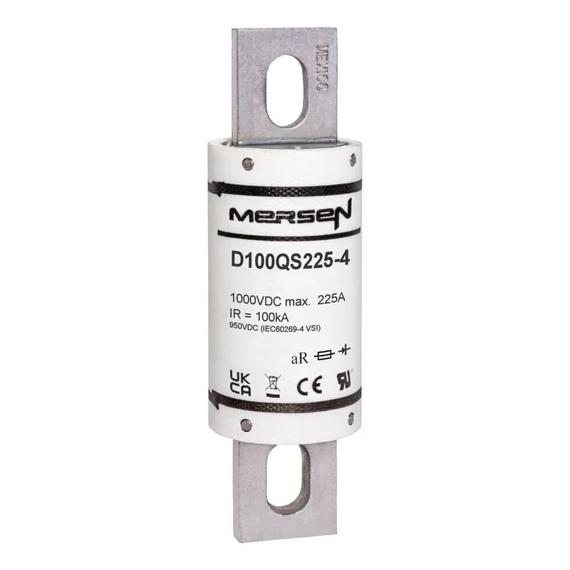 DC Round Body Fuse 1000VDC UL 225A Max.Bolted