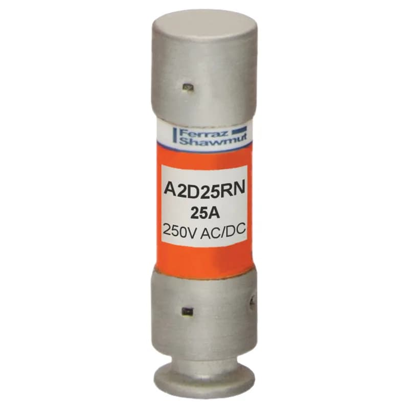Fuse A2D-R - Class RK1 - Time-Delay 250VAC 250VDC 25A Ferrule Amp-Trap 2000®