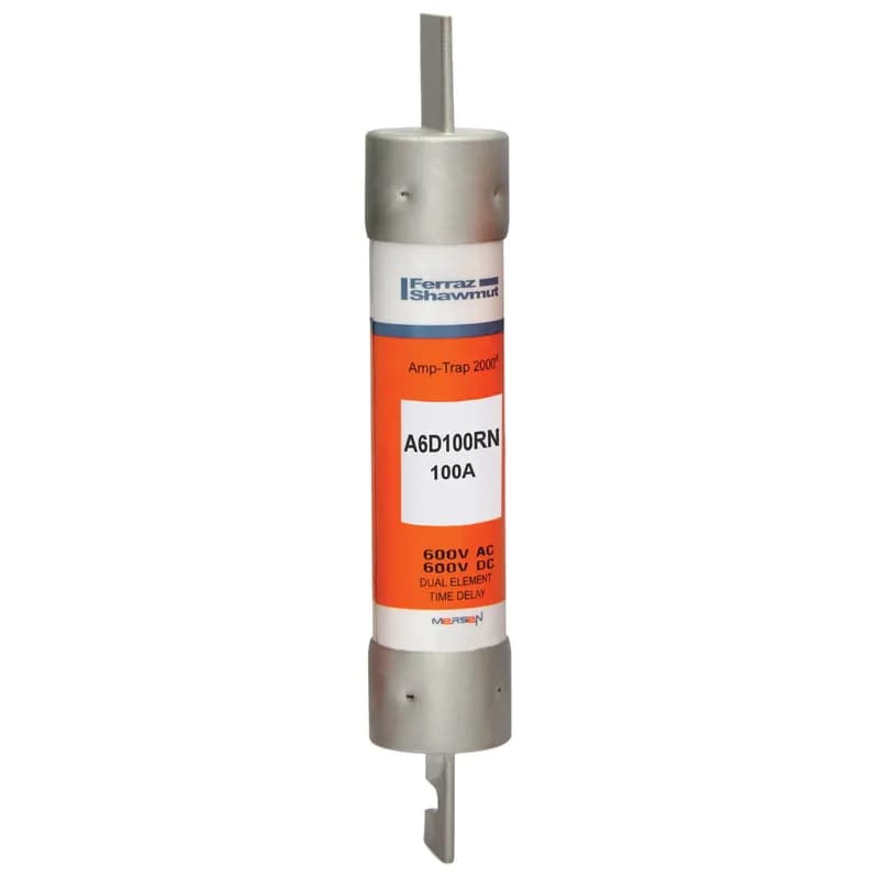Fuse A6D-R - Class RK1 - Time-Delay 600VAC 600VDC 100A Blade Amp-Trap 2000®
