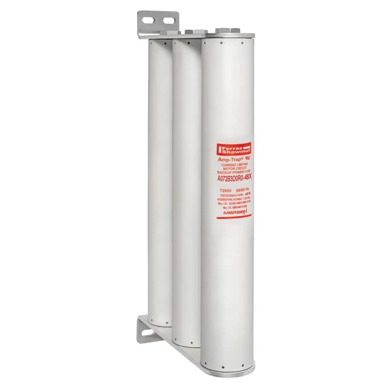 Mersen A072B3D0R0-48X - Back-Up R-Rated Medium Voltage Fuse 7200VAC 48X Mounting: Bolted Style: D0R0 Visual Indicator Amp-Trap®