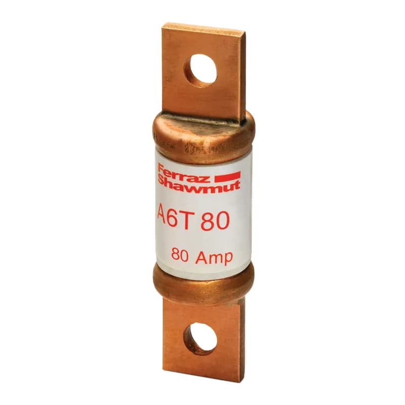 Fuse A6T - Class T - Fast-Acting 600VAC 300VDC 80A Blade Amp-Trap® 250 Pack