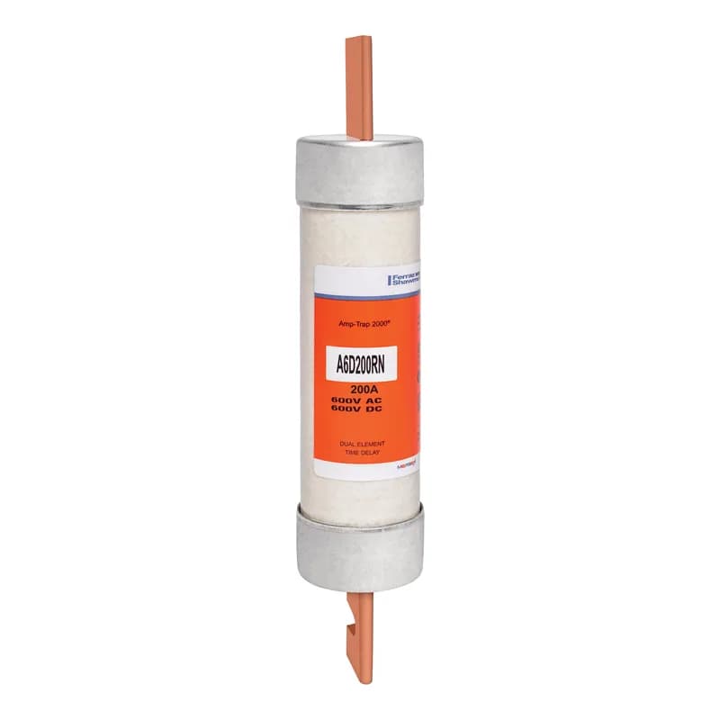 Fuse A6D-R - Class RK1 - Time-Delay 600VAC 600VDC 200A Blade Amp-Trap 2000®