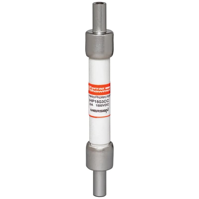 Photovoltaic fuse gPV 1500VDC IEC 1500VDC UL 3A With Crimp Cap For Crimp 70 Pack