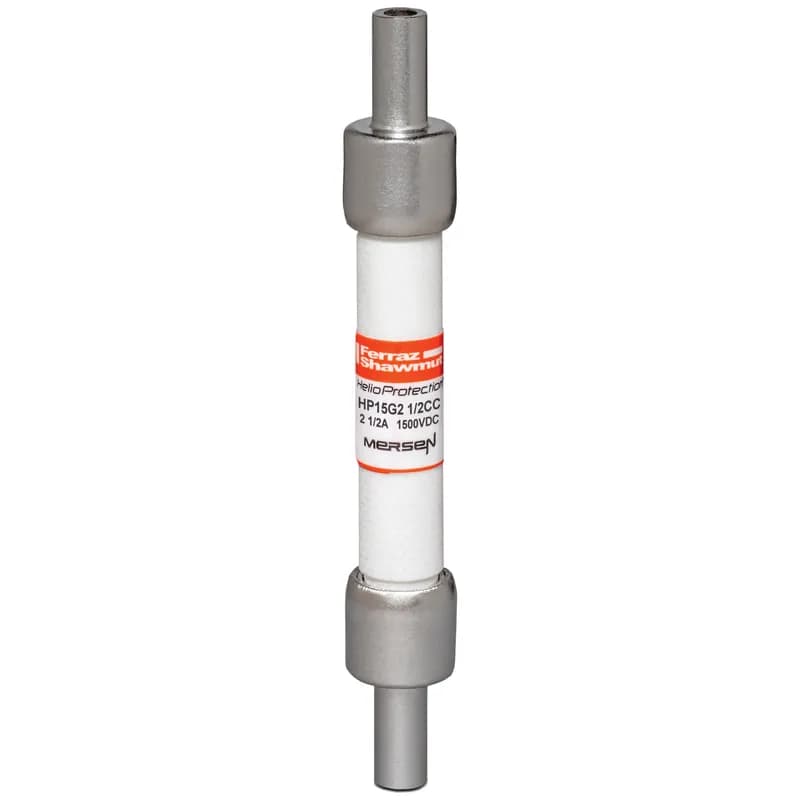 Photovoltaic fuse gPV 1500VDC IEC 1500VDC UL 2.5A With Crimp Cap For Crimp 70 Pack