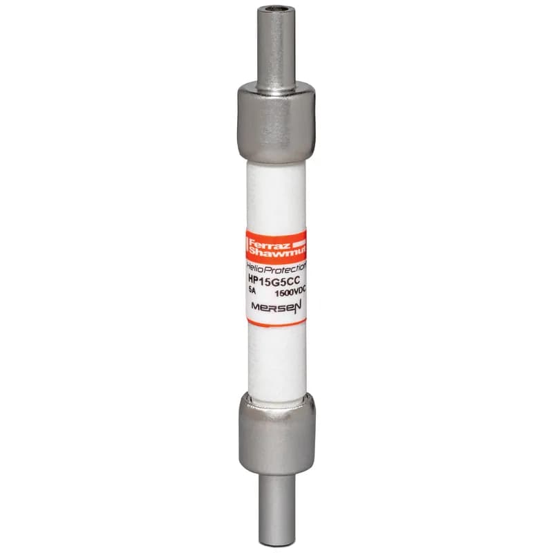 Photovoltaic fuse gPV 1500VDC IEC 1500VDC UL 5A With Crimp Cap For Crimp 70 Pack