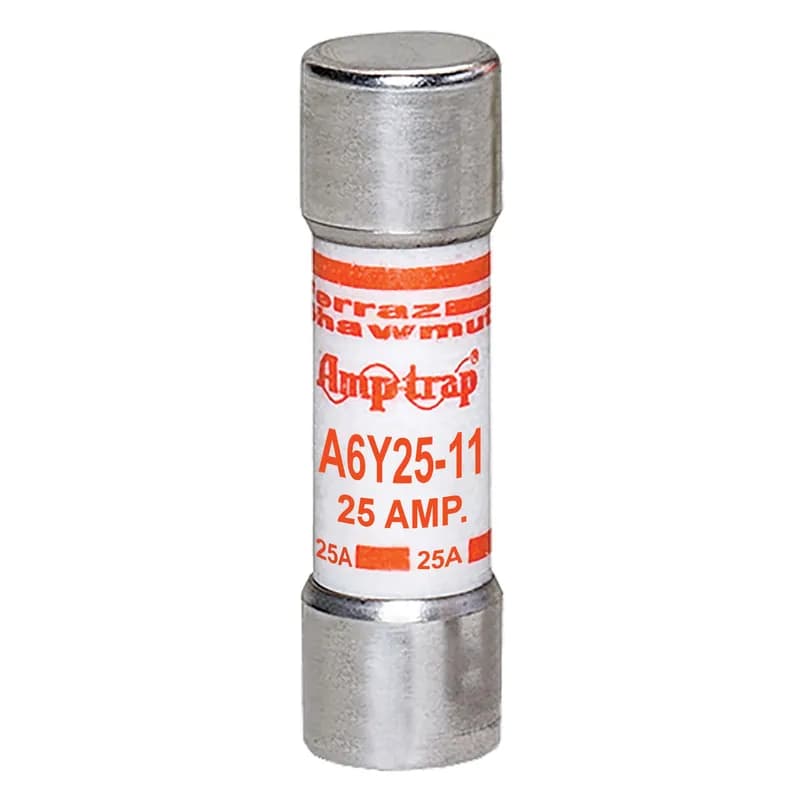 Fuse A6Y 600VAC 500VDC 25A Type 11 Ferrule Amp-Trap®
