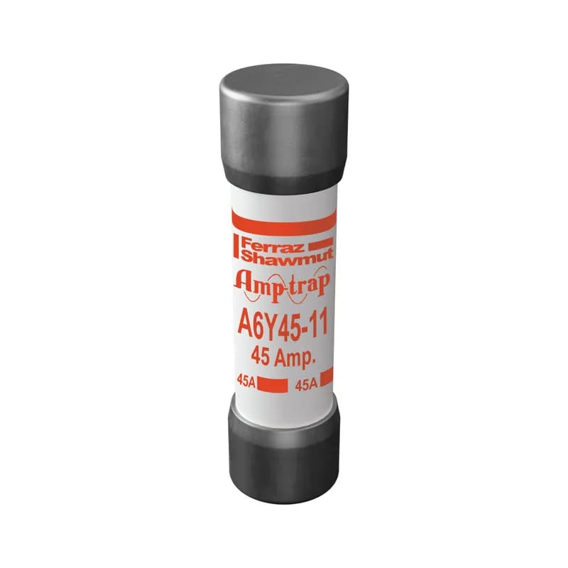 Fuse A6Y 600VAC 500VDC 45A Type 11 Ferrule Amp-Trap®