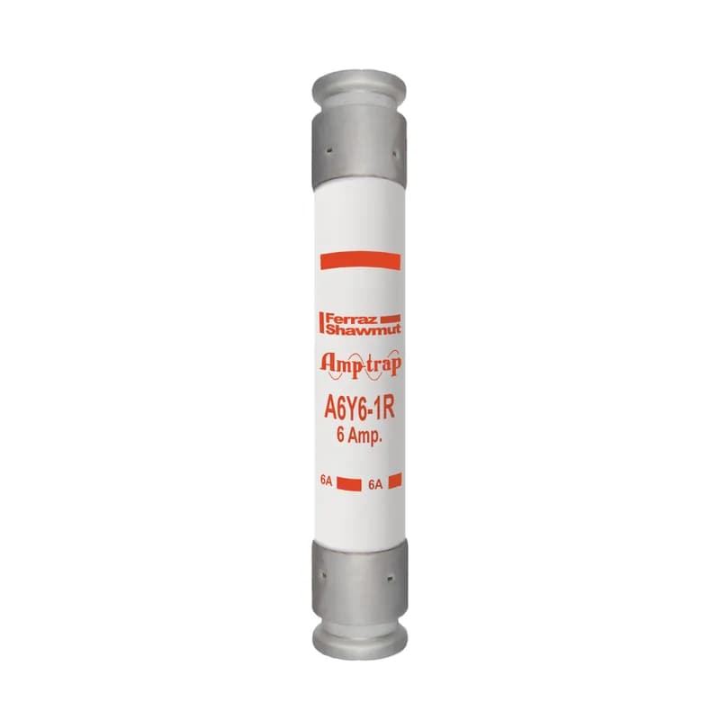 Mersen A6Y6-1R - Fuse A6Y 500VAC 500VDC 6A Type 1R Ferrule Amp-Trap®