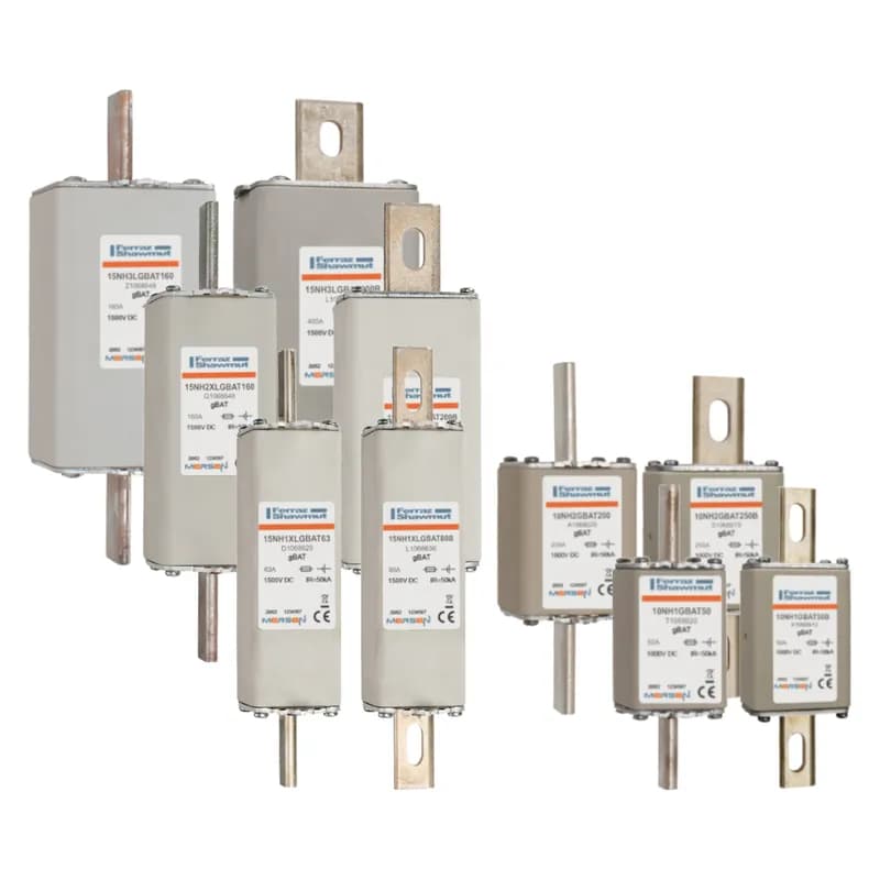 Fuse-link gBAT 1500VDC Size 3L 450A With DIN Type Blades For Direct Mount