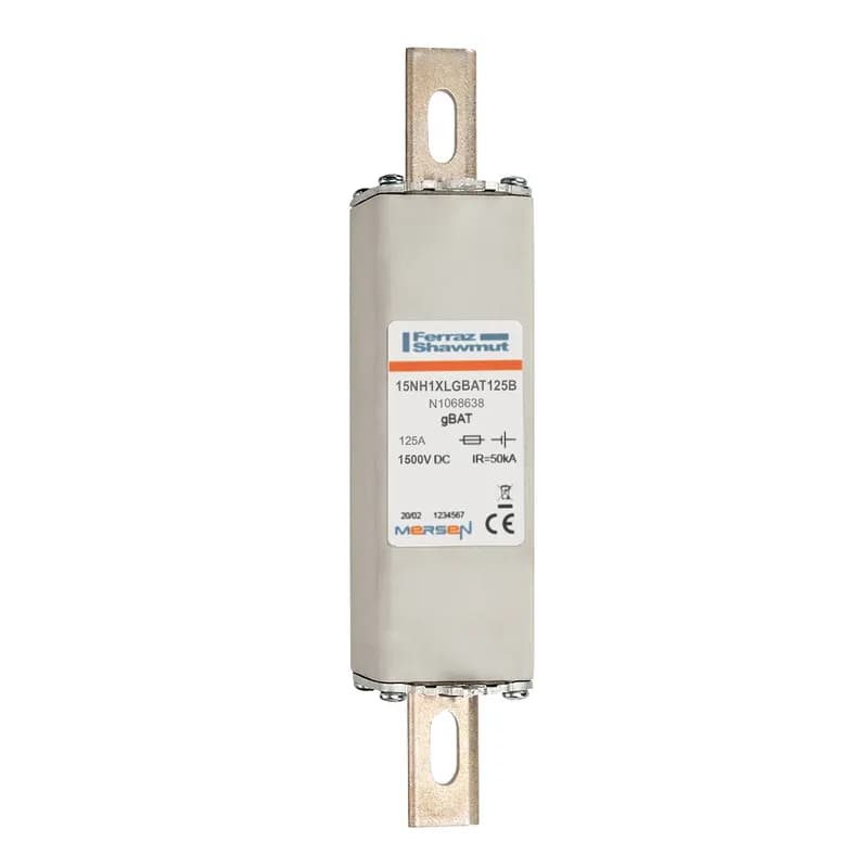 Fuse-link gBAT 1500VDC Size 1XL 125A With DIN Type Blades For Direct Mount