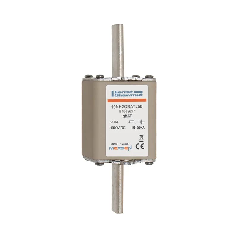 Fuse-link gBAT 1000VDC Size NH2 250A With Plain Blades For Clip