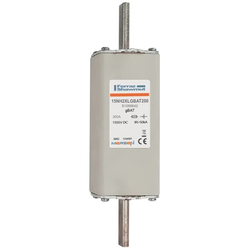 Fuse-link gBAT 1500VDC Size 2XL 200A With Plain Blades For Clip