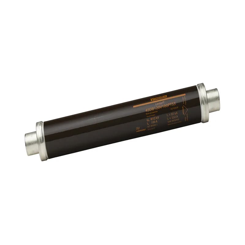 High Voltage DIN Back-up fuse for Transformer Limitor® VDE T402 12kVAC IEC 100A d78mm, L442mm With Thermal Striker 80N Low power losses