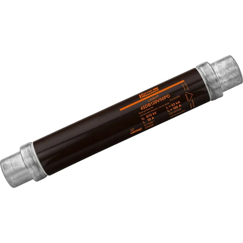 Mersen Z1000246 - High Voltage DIN Back-up fuse for Transformer Limitor® VDE T402 12kVAC IEC 50A d56mm, L292mm With Striker 80N
