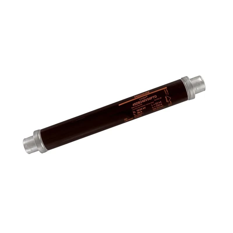 High Voltage DIN Back-up fuse for Transformer Limitor® VDE T402 24kVAC IEC 50A d65mm, L442mm With Thermal Striker 80N