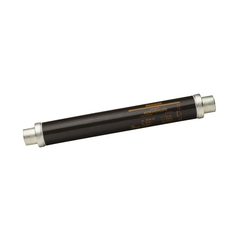 Mersen P1000260 - High Voltage DIN Back-up fuse for Transformer Limitor® VDE T402 24kVAC IEC 63A d65mm, L442mm With Striker 80N