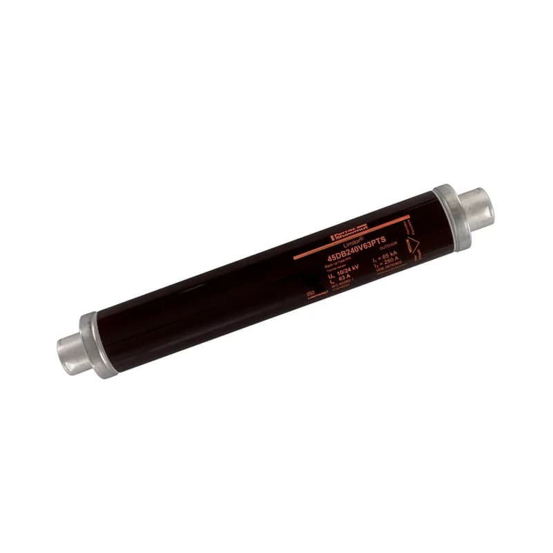 High Voltage DIN Back-up fuse for Transformer Limitor® VDE T402 24kVAC IEC 63A d78mm, L442mm With Thermal Striker 80N Low power losses