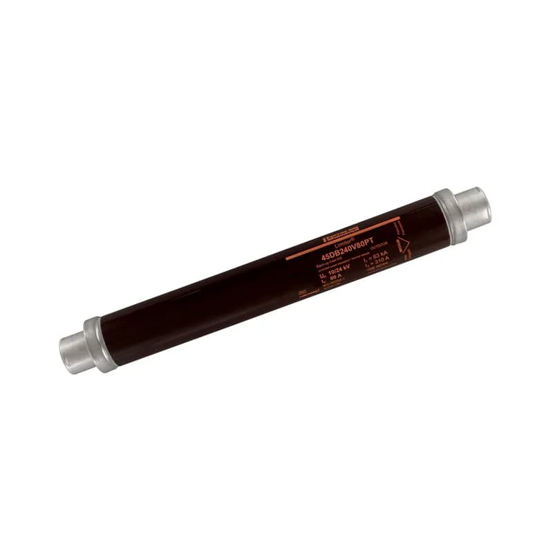 High Voltage DIN Back-up fuse for Transformer Limitor® VDE T4 24kVAC IEC 80A d65mm, L442mm With Striker CPD 80N