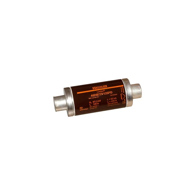 High Voltage DIN Back-up fuse for Transformer Limitor® VDE T402 7.2kVAC IEC 125A d88mm, L192mm With Striker 80N