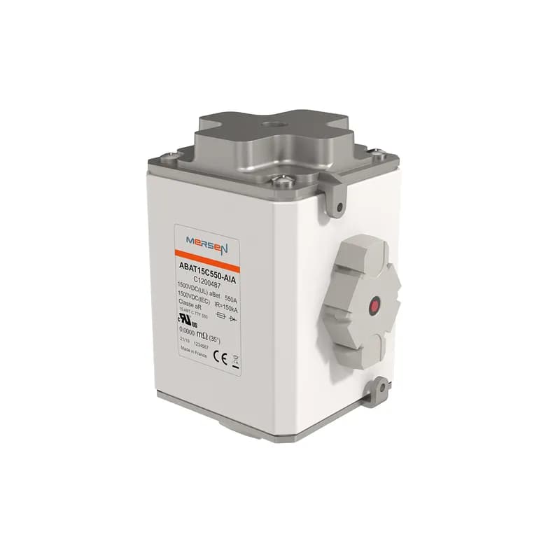 ABAT Size C, voltage : up to 1500VDC (with L/R≤3ms), Class : aBat, 550A, with Metric thread Flush Ends