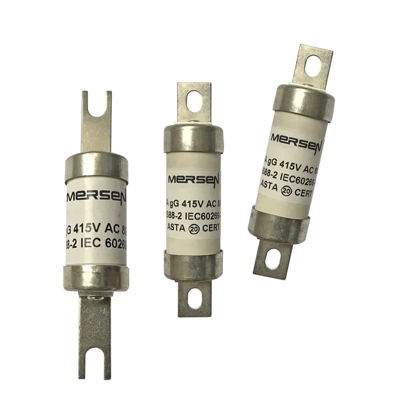 British Standard fuse-link IEC BS88 gG Type A3 415VAC 240VDC 63A BTSS Offset Tag