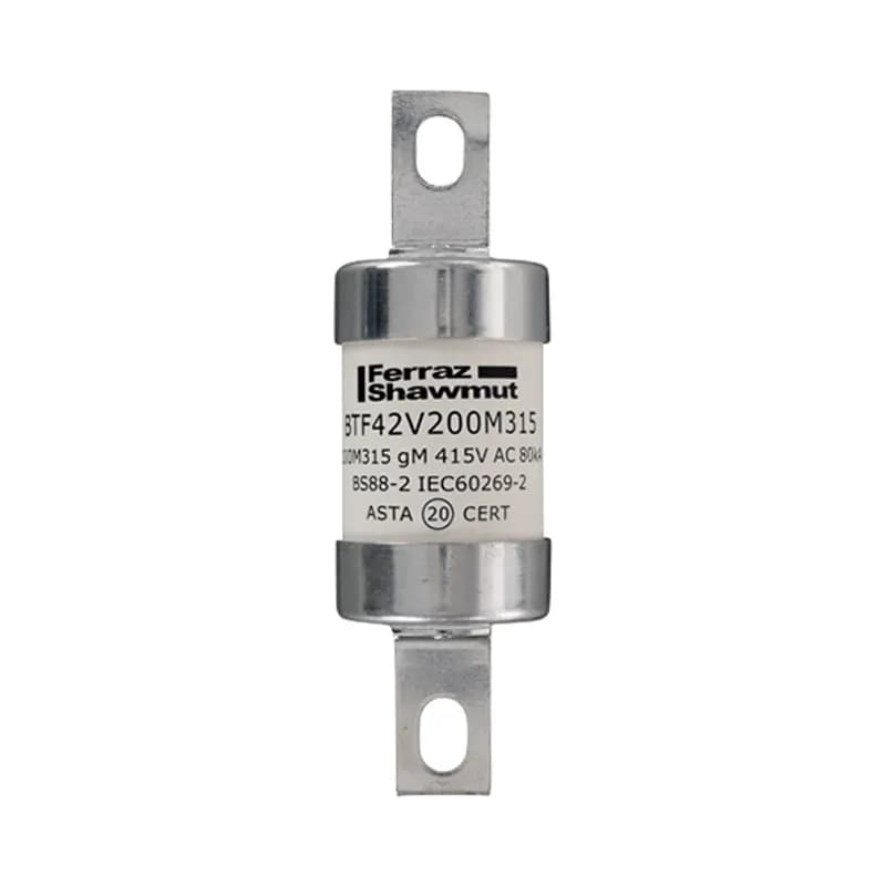 British Standard fuse-link IEC BS88 gM Type B2 415VAC 240VDC 200M315A BTF Central Bolted Tag