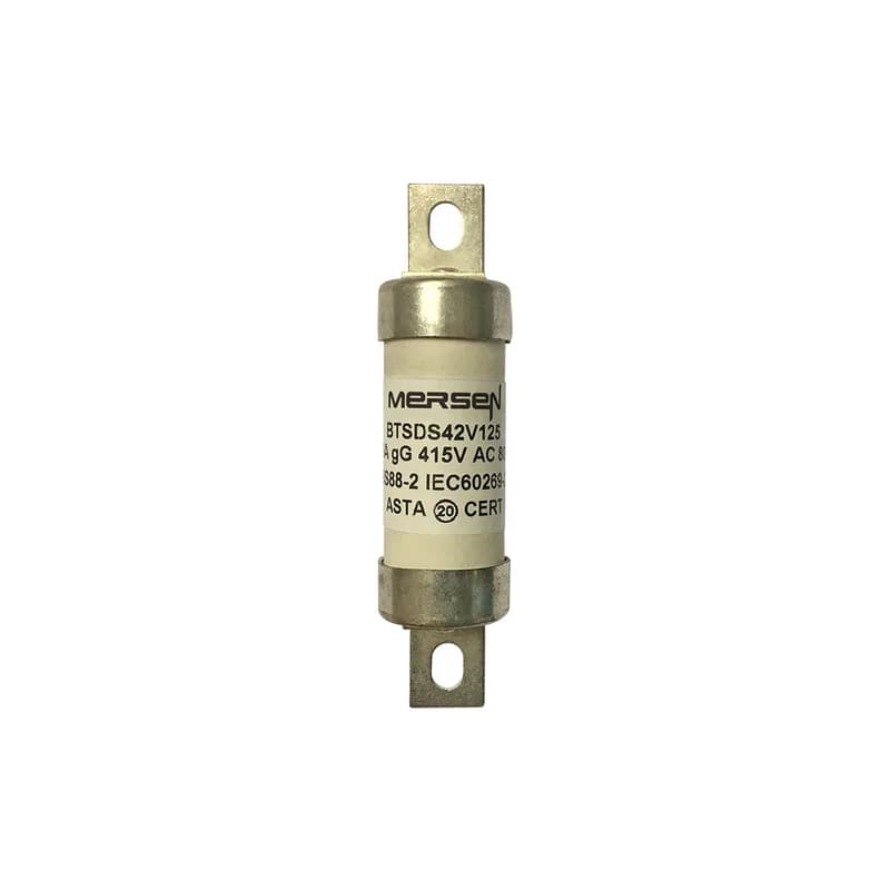 British Standard fuse-link IEC BS88 gG Type A3 415VAC 240VDC 125A BTSDS Offset Tag